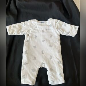 Jacadi Infant Bunny Petite Amour Onesie Size 3 Months